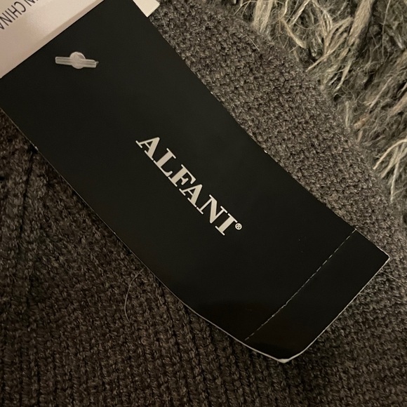 Alfani Charcoal Knit Hat - Picture 2 of 3